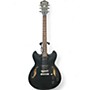 Used Ibanez AS73B Artcore Black Hollow Body Electric Guitar Black