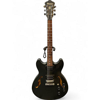 Used Ibanez AS73B Artcore MATTE BLACK Hollow Body Electric Guitar