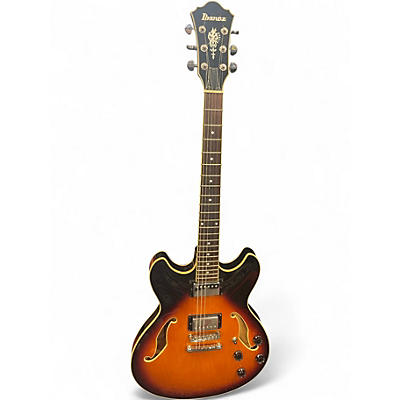Used Ibanez AS73B Artcore Sunburst Hollow Body Electric Guitar