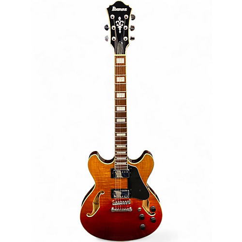 Used Ibanez AS73FM FLAME MAPLE Hollow Body Electric Guitar FLAME MAPLE
