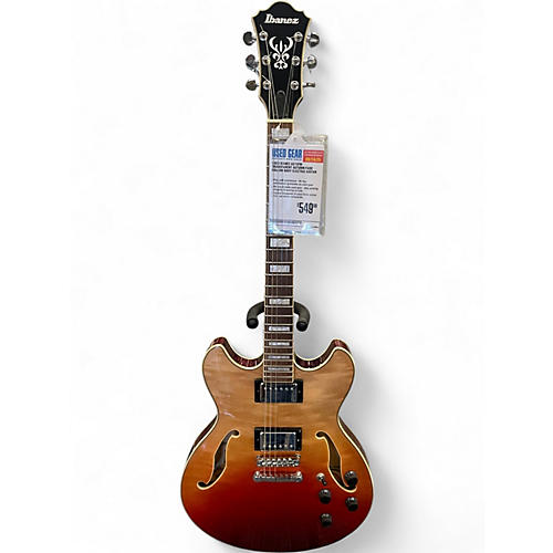 Used Ibanez AS73FM TRANSPARENT AUTUMN FADE Hollow Body Electric Guitar TRANSPARENT AUTUMN FADE