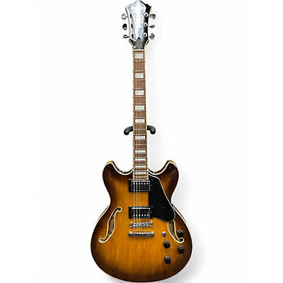 Used Ibanez AS73G Brown Sunburst Hollow Body Electric Guitar