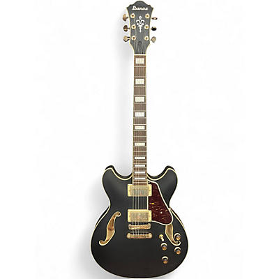 Used Ibanez AS73G Flat Black Hollow Body Electric Guitar