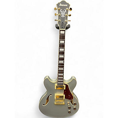Used Ibanez AS73G-MSF 5B-05 MOON TOWN SILVER Hollow Body Electric Guitar