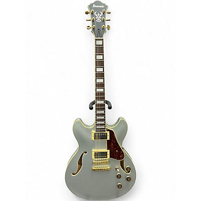 Used Ibanez AS73G Moonstone silver flat Hollow Body Electric Guitar