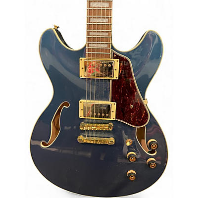 Used Ibanez AS73G-PBM-5B-04 Metallic Blue Acoustic Electric Guitar