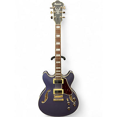 Used Ibanez AS73G Purple Hollow Body Electric Guitar