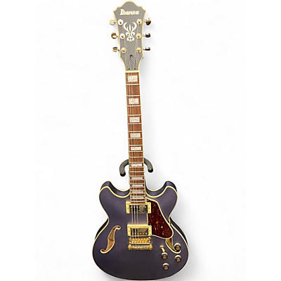 Used Ibanez AS73G Purple Hollow Body Electric Guitar