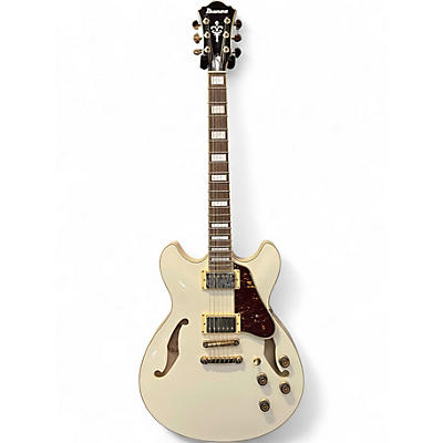 Used Ibanez AS73G White Hollow Body Electric Guitar