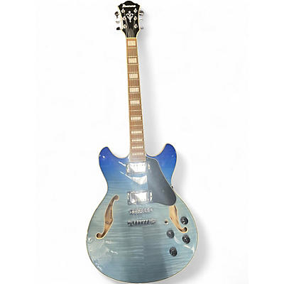 Used Ibanez AS73fm Blue Fade Hollow Body Electric Guitar