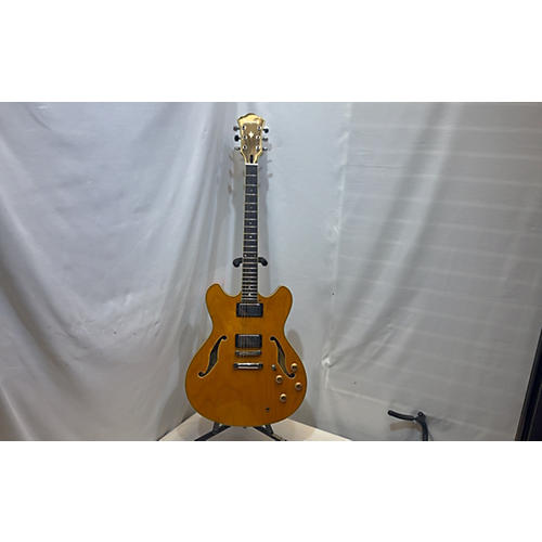 Ibanez Used Ibanez AS80 Yellow Hollow Body Electric Guitar Yellow