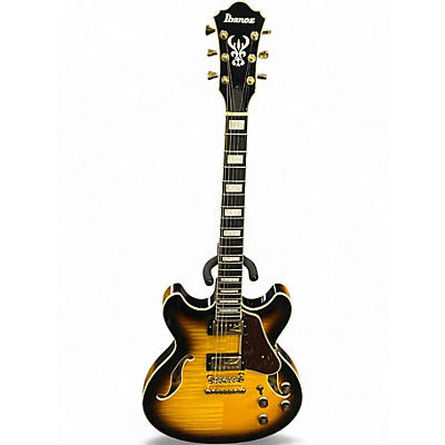 Used Ibanez AS93 Artcore Antique Burst Hollow Body Electric Guitar