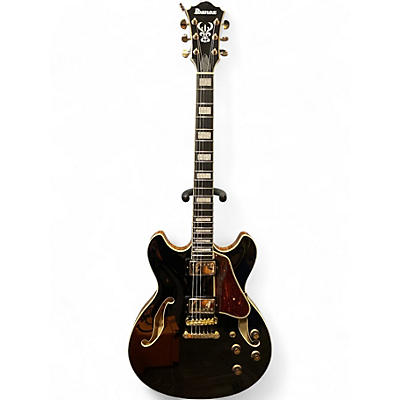 Used Ibanez AS93 Artcore Black Hollow Body Electric Guitar