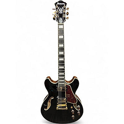 Used Ibanez AS93 Artcore Black Hollow Body Electric Guitar