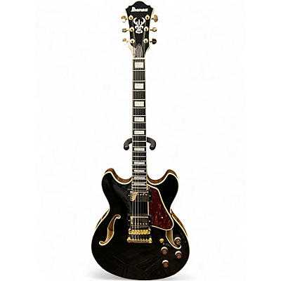 Used Ibanez AS93 Artcore Black Hollow Body Electric Guitar