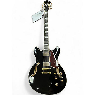 Used Ibanez AS93 Artcore Black Hollow Body Electric Guitar