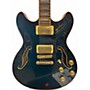 Used Ibanez AS93 Artcore Blue Burst Hollow Body Electric Guitar Blue Burst