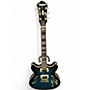 Used Ibanez AS93 Artcore Blue Sunburst Hollow Body Electric Guitar Blue Sunburst
