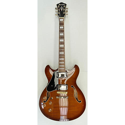 Ibanez Used Ibanez AS93 Artcore Left Handed Tobacco Burst Hollow Body Electric Guitar Tobacco Burst