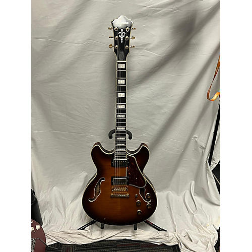 Ibanez Used Ibanez AS93 Artcore Sunburst Hollow Body Electric Guitar Sunburst