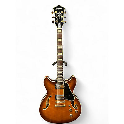 Used Ibanez AS93 Artcore Vintage Sunburst Hollow Body Electric Guitar