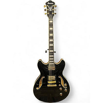 Used Ibanez AS93 Artcore black Hollow Body Electric Guitar