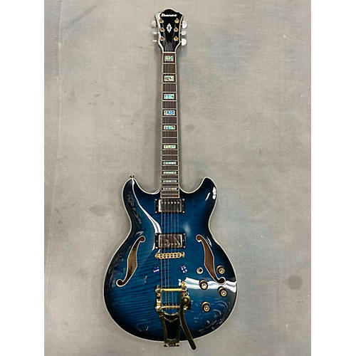 Ibanez Used Ibanez AS93 BLS 12 P3 Blue Hollow Body Electric Guitar Blue