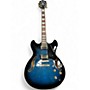 Used Ibanez AS93 Blue Hollow Body Electric Guitar Blue