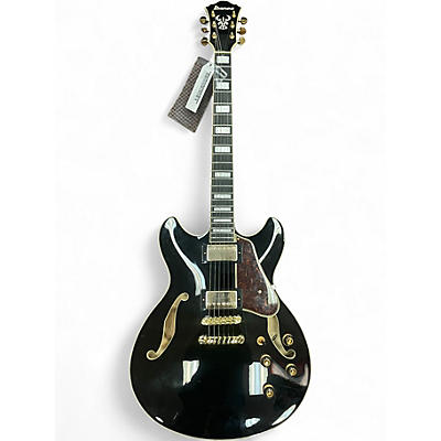 Used Ibanez AS93BC-BK Black Hollow Body Electric Guitar