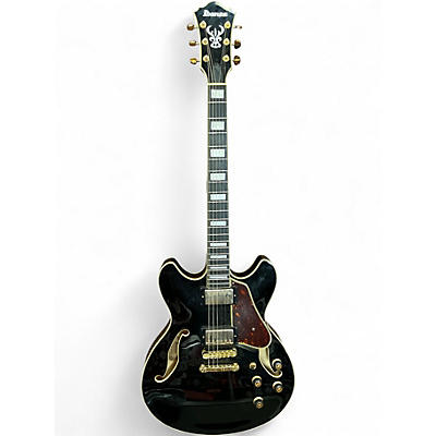Used Ibanez AS93BCBK Black Hollow Body Electric Guitar