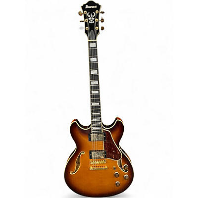 Used Ibanez AS93FM 2 Tone Sunburst Hollow Body Electric Guitar