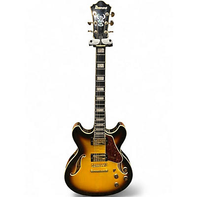 Used Ibanez AS93FM 3 Tone Sunburst Hollow Body Electric Guitar