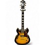 Used Ibanez AS93FM 3 Tone Sunburst Hollow Body Electric Guitar 3 Tone Sunburst