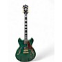 Used Ibanez AS93FM MOSS GREEN Hollow Body Electric Guitar MOSS GREEN