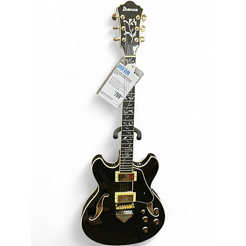 Used Ibanez AS93SP Artcore Black Hollow Body Electric Guitar Black