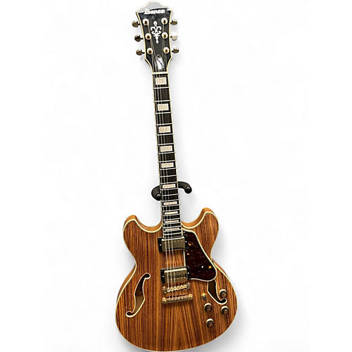 Used Ibanez AS93ZWNT Zebrawood Hollow Body Electric Guitar Zebrawood