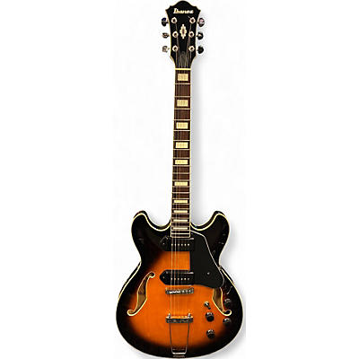 Used Ibanez ASR70 Violin Burst Hollow Body Electric Guitar