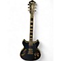 Used Ibanez ASV100DG Black Hollow Body Electric Guitar Black