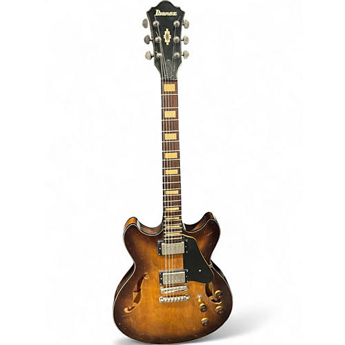 Used Ibanez ASV10A-TCL-12-01 Tobacco Burst Hollow Body Electric Guitar Tobacco Burst
