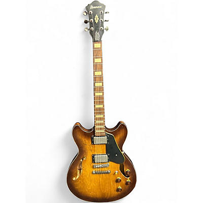 Used Ibanez ASV10A Tobacco Burst Hollow Body Electric Guitar