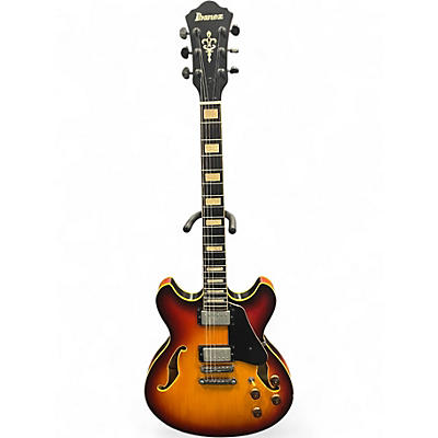 Used Ibanez ASV93TDL 2 Color Sunburst Hollow Body Electric Guitar
