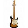 Used Ibanez ATZ100-SBT Andy Timmons Signature Sunburst Flat Solid Body Electric Guitar Sunburst Flat