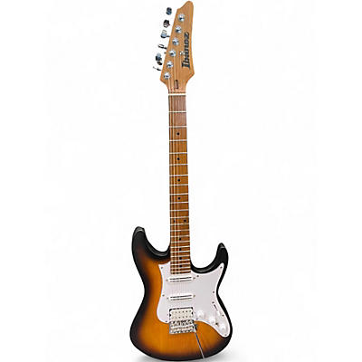 Used Ibanez ATZ10P Sunburst Solid Body Electric Guitar