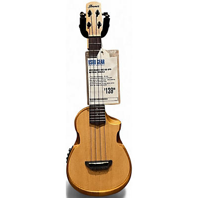 Used Ibanez AUC10E-OPN Natural Ukulele
