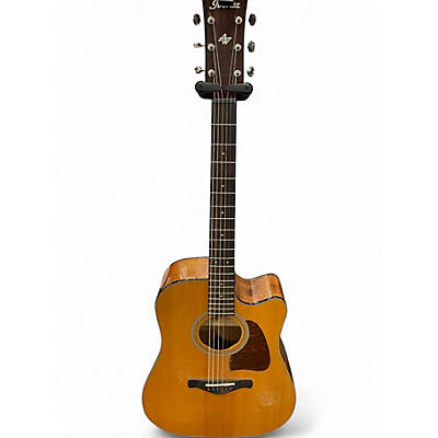 Used Ibanez AVD9CE Natural Acoustic Electric Guitar