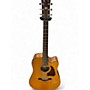 Used Ibanez AVD9CE Natural Acoustic Electric Guitar Natural