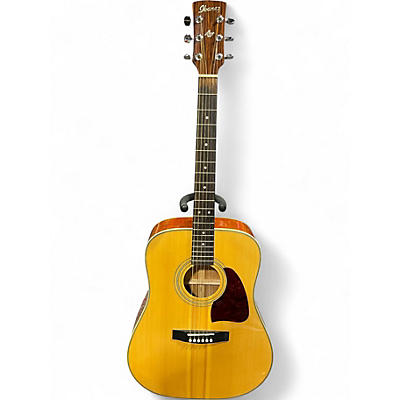 Used Ibanez AW-100 Natural Acoustic Guitar