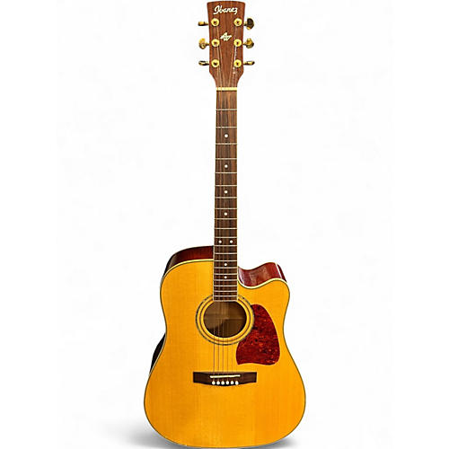 Used Ibanez AW 200CE Natural Acoustic Electric Guitar Natural
