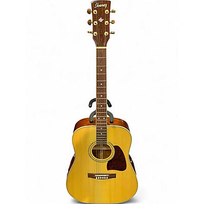 Used Ibanez AW100 Natural Acoustic Guitar