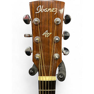 Ibanez Used Ibanez AW100CE Natural Acoustic Electric Guitar